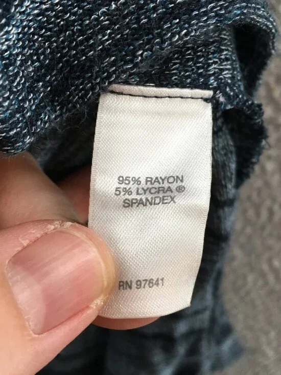 J. Jill Tunic Top Womens Small Petite Long Sleeve Casual Knit Striped Multicolor - Picture 7 of 8